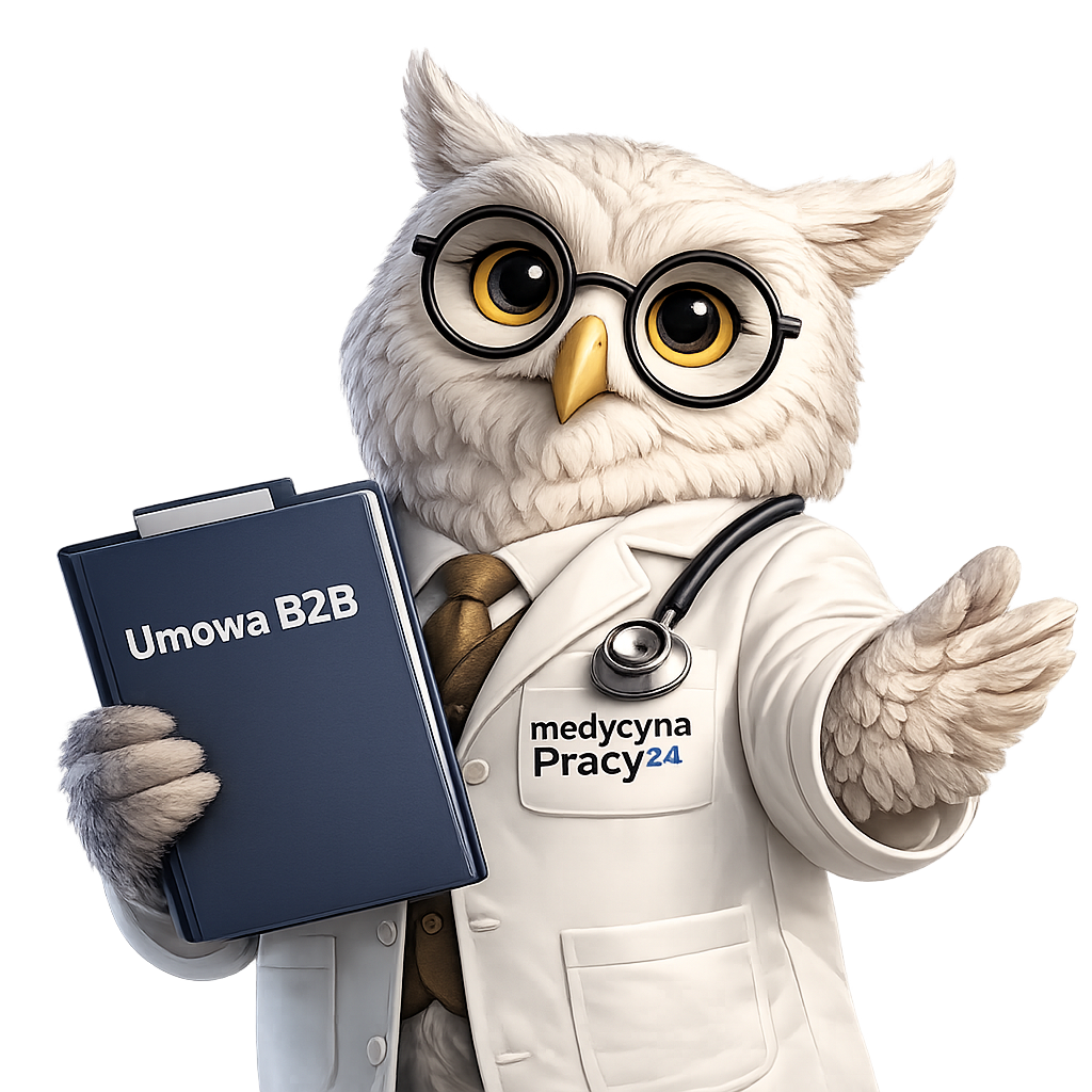 Dr Owl z umową B2B — medycyna pracy dla firm